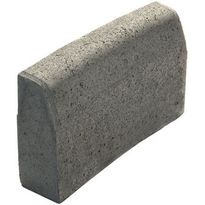 Upotettava reunakivi Rudus J55, kaarre R3000 kovera, 500x110x300mm, sileä, harmaa