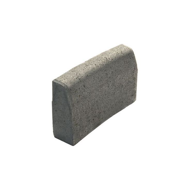 Upotettava reunakivi Rudus J55, kaarre R3000 kovera, 500x110x300mm, sileä, harmaa