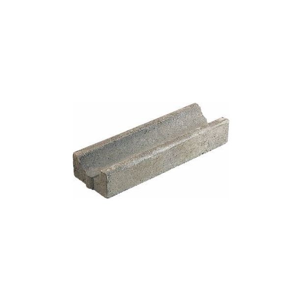 Vesikouru Rudus Piha 180, 500x260x135mm, sileä, harmaa
