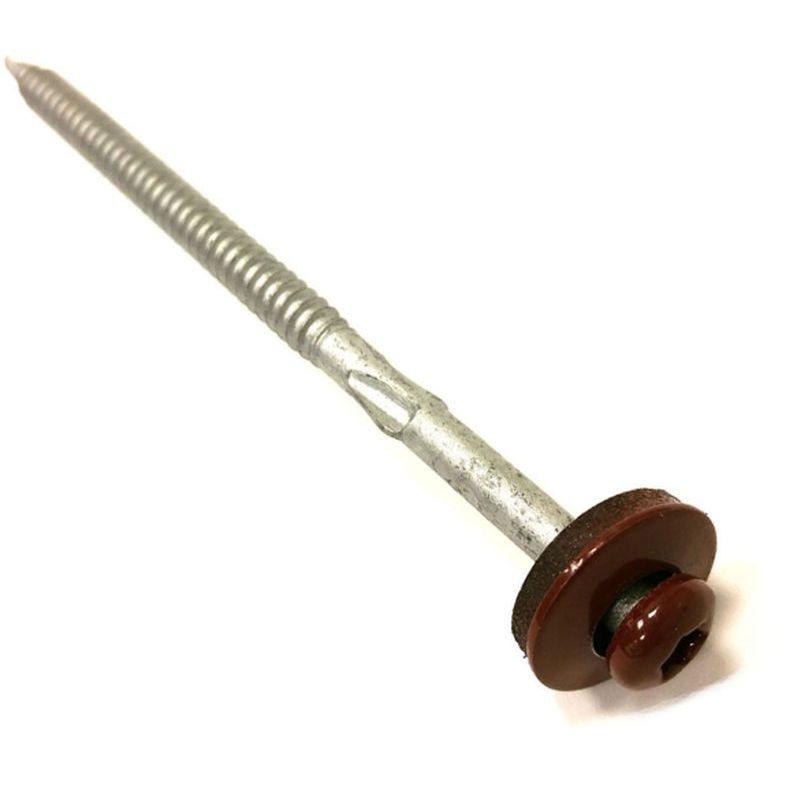 Kateruuvi Cedral Torx20, 6x100mm, 100kpl, kirsikanpunainen