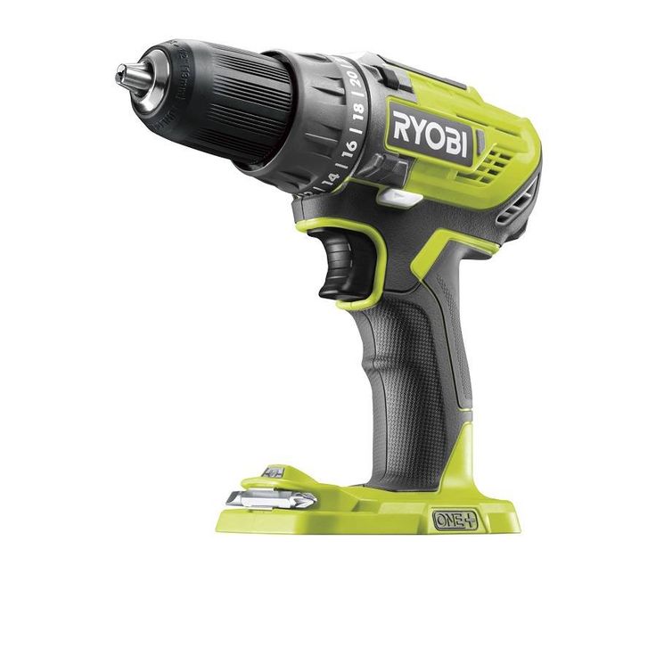 Akkuporakone Ryobi ONE+ R18DD3-0, 18V, ilman akkua