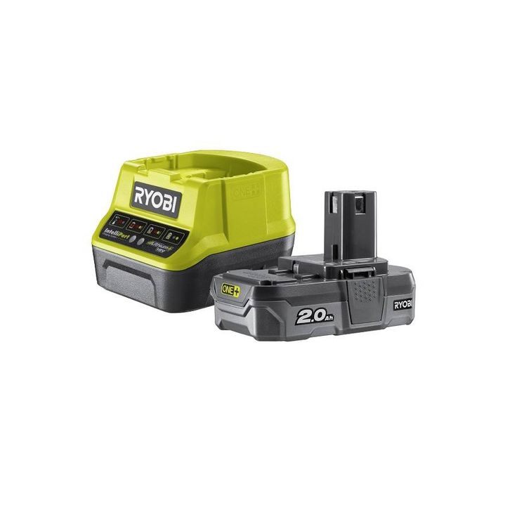 Akku ja laturi Ryobi ONE+ RC18120-120, 18V, 2.0Ah