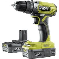 Akkuiskuporakone Ryobi ONE+ R18PD2-220SL, 18V, 2x2.0Ah akuilla