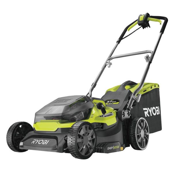 Hybridiruohonleikkuri Ryobi ONE+ RY18LMH37A-225, 275m², 18V/230V, 2x2.5Ah akuilla
