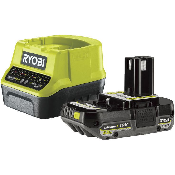 Akku+laturi Ryobi ONE+ RC18120-120C, 2.0Ah akulla