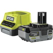 Akku+laturi Ryobi ONE+ RC18120-140X, 18V, 4.0Ah akulla