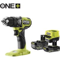 Akkuporakone Ryobi RPD18BL-2C20S, 18V, 2.0+4.0Ah akuilla