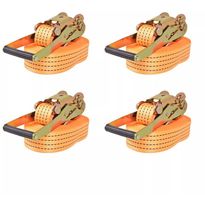 Räikkä kuormaliinat 4 kpl 2 tonnia 8mx50mm Oranssi