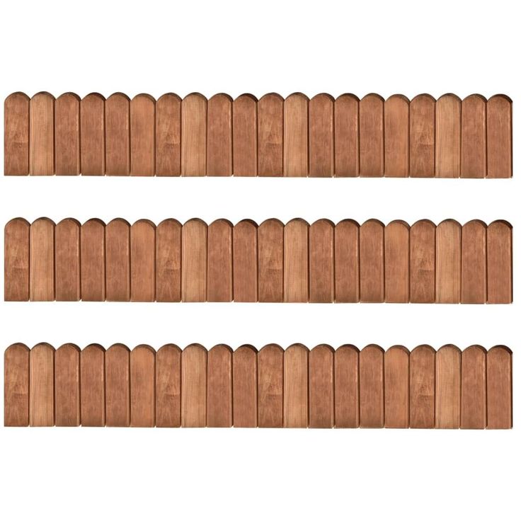 Raja aitarulla 3 kpl 120 cm kyllästetty mänty