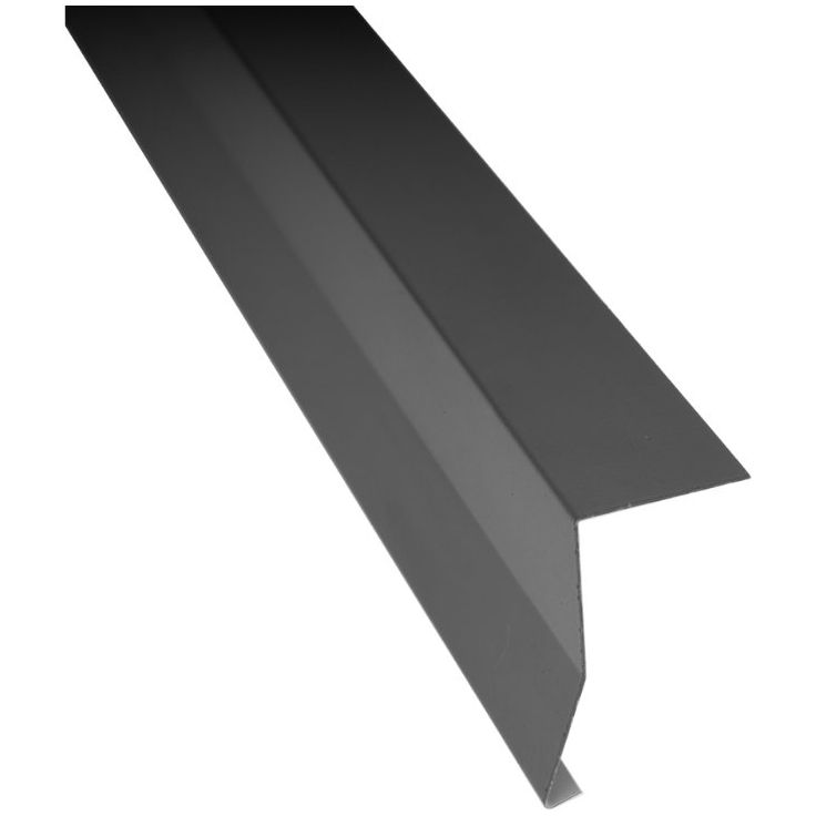Reunapelti Keraplast, 30+55x3000mm, 90°, musta RR33 + täytepala