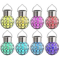 Riippuva aurinkokennovalaisin 8 kpl led-valot rgb