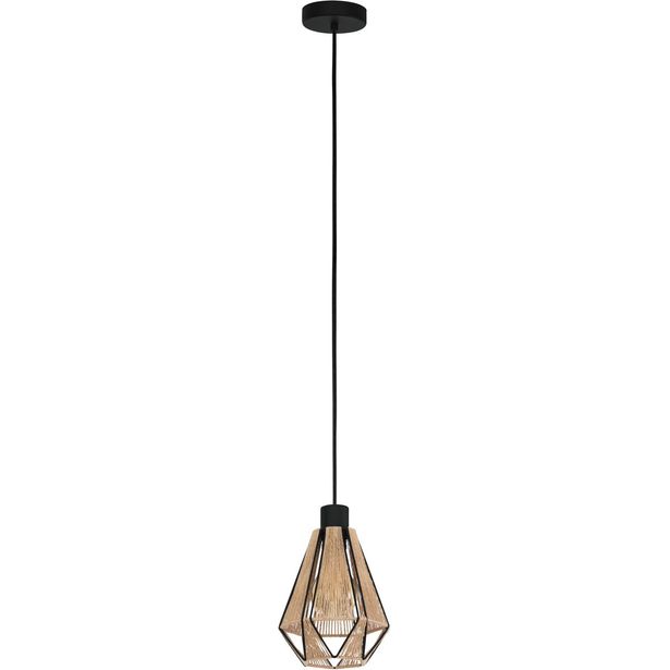 Riippuvalaisin Eglo Adwickle 40W 17x14 5cm ruskea musta