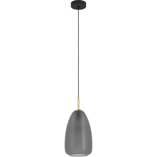 Riippuvalaisin Eglo Alobrase 40W Ø20cm mattaharmaa harjattu messinki