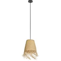 Riippuvalaisin Eglo Aycliffe, 40W, Ø30cm, rottinki/musta