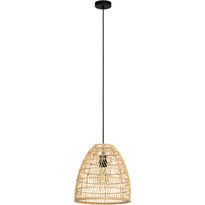 Riippuvalaisin Eglo Ayesgarth, 40W, Ø33cm, rottinki/musta