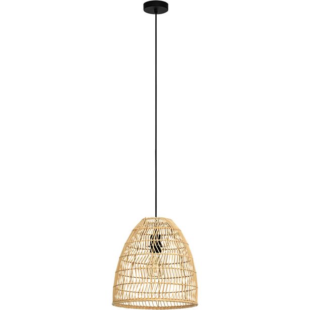 Riippuvalaisin Eglo Ayesgarth 40W Ø33cm rottinki musta
