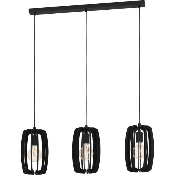 Riippuvalaisin Eglo Bajazzara 3-osainen 89x19cm eri värejä