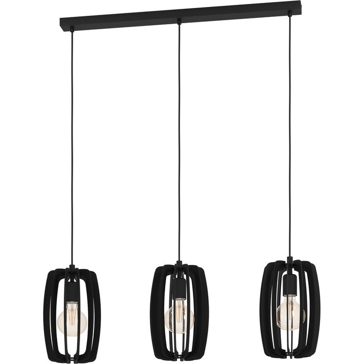 Riippuvalaisin Eglo Bajazzara 3-osainen 89x19cm eri värejä
