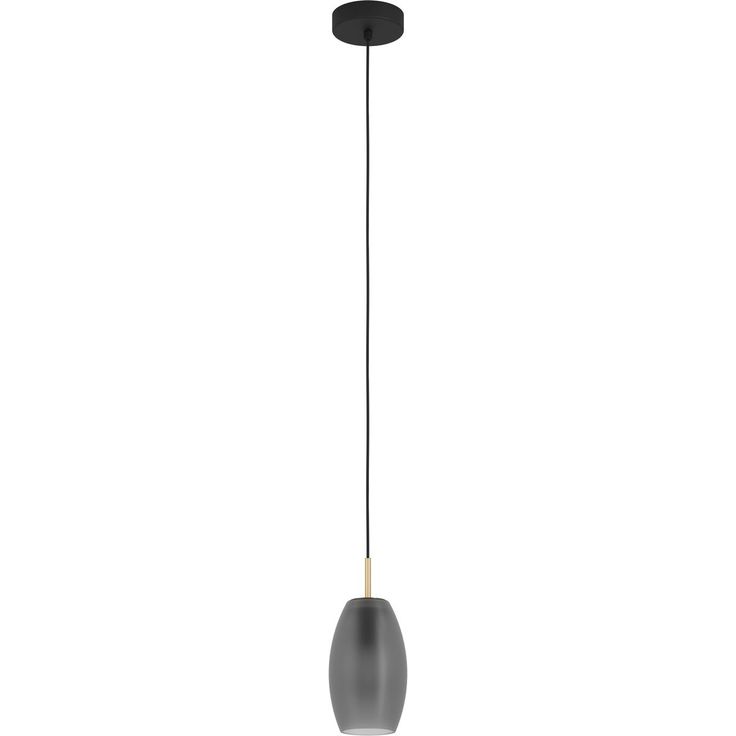Riippuvalaisin Eglo Batista 40W Ø12cm mattaharmaa harjattu messinki