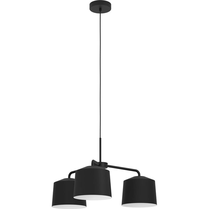 Riippuvalaisin Eglo Caguanes 3x40W Ø66 5cm musta