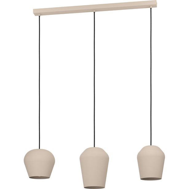 Riippuvalaisin Eglo Cambaito 3 osainen 89 5x19 5cm hiekka