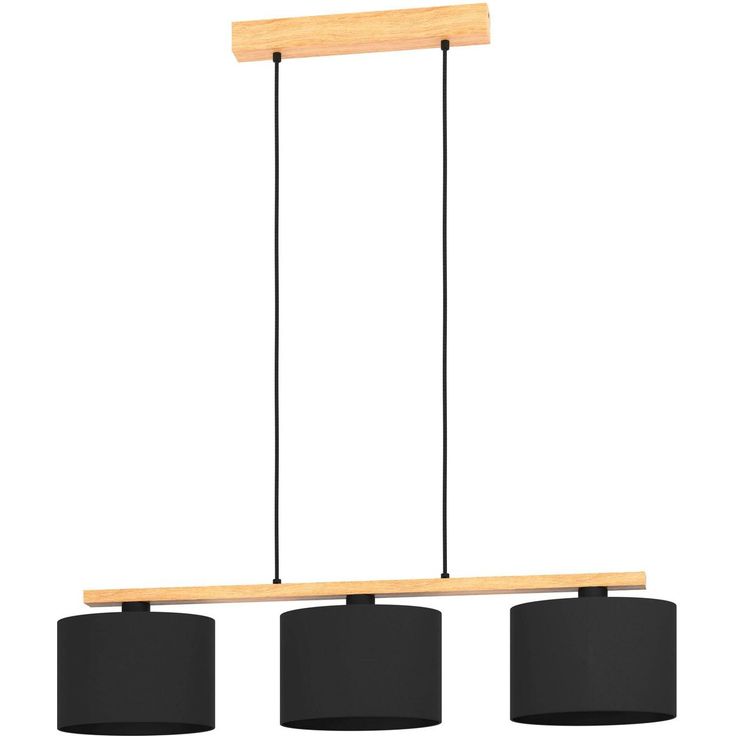 Riippuvalaisin Eglo Castralvo, 5x28W, 121x15cm, puu/mattanikkeli