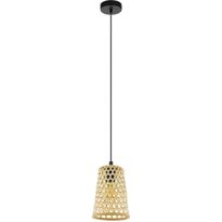 Riippuvalaisin Eglo Claverdon, Ø18cm, musta/puu