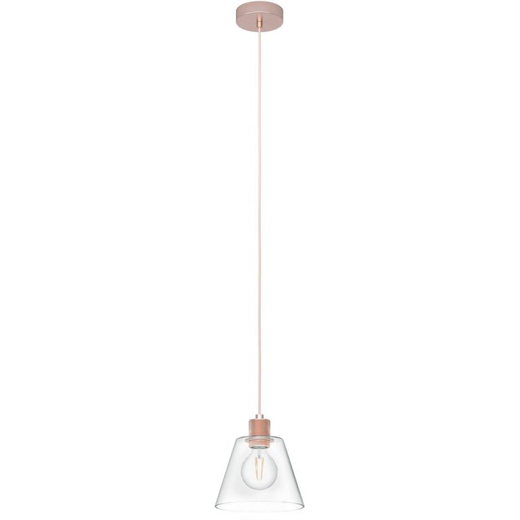 Riippuvalaisin Eglo Copley, Ø20cm, ruusukulta