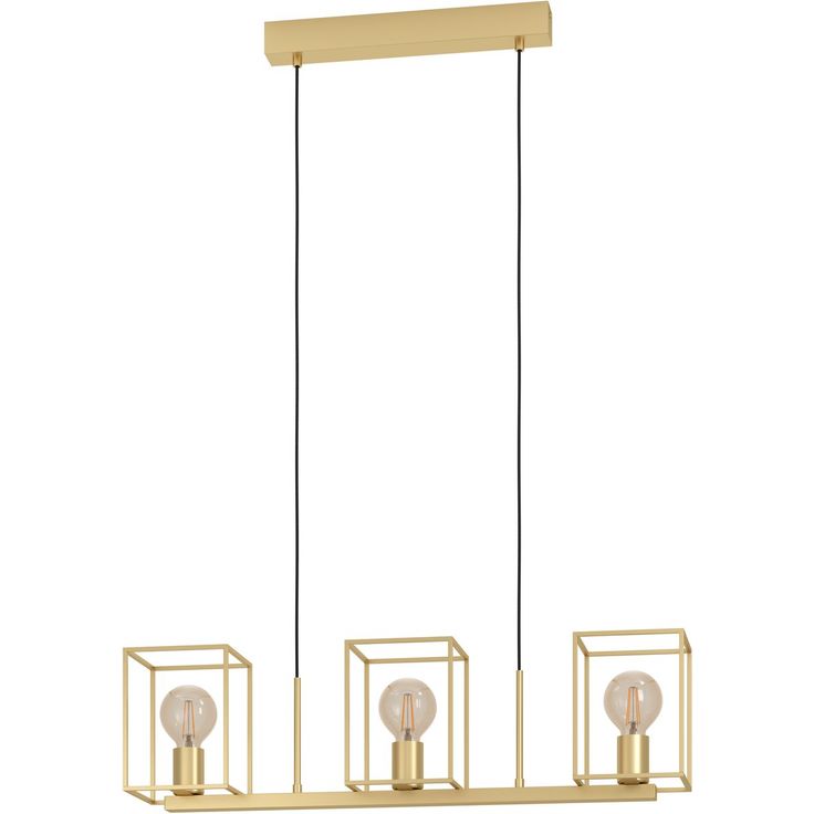 Riippuvalaisin Eglo Cumiole 3 osainen 3x40W 78x15cm kulta