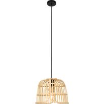 Riippuvalaisin Eglo Glyneath, 40W, Ø37,5cm, rottinki/musta