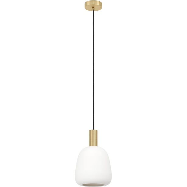 Riippuvalaisin Eglo Manzanares 40W Ø22 5cm kulta valkoinen