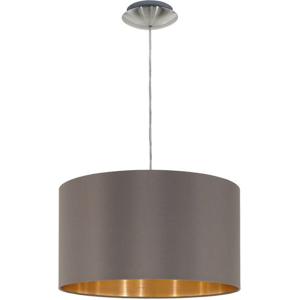 Riippuvalaisin Eglo Maserlo Ø38cm cappuccino/kulta