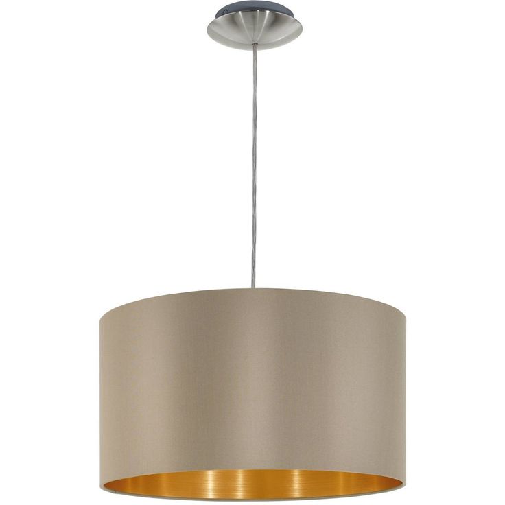 Riippuvalaisin Eglo Maserlo Ø38cm ruskeanharmaa/kulta