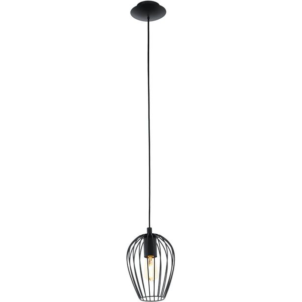 Riippuvalaisin Eglo Newtown Ø16cm E27 musta