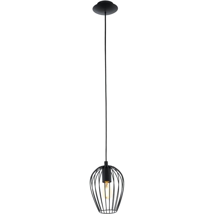 Riippuvalaisin Eglo Newtown Ø16cm E27 musta