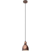 Riippuvalaisin Eglo Priddy 1, Ø15,5cm, ruskea