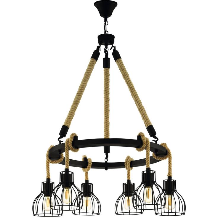 Riippuvalaisin Eglo Rampside Ø76cm musta