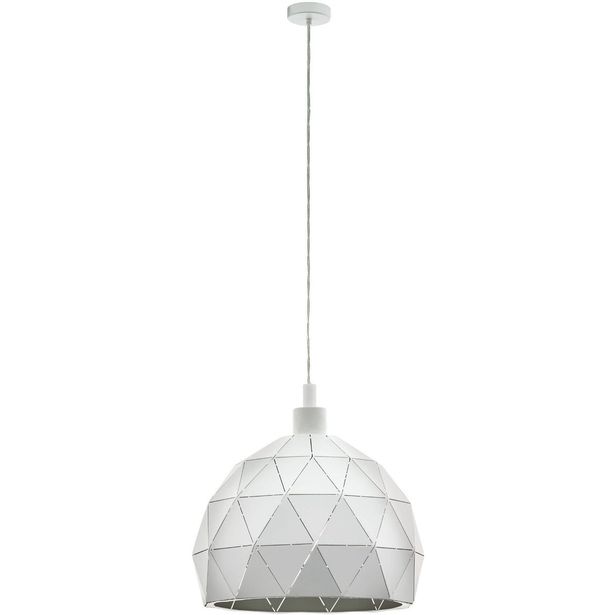 Riippuvalaisin Eglo Roccaforte Ø30cm E27 valkoinen