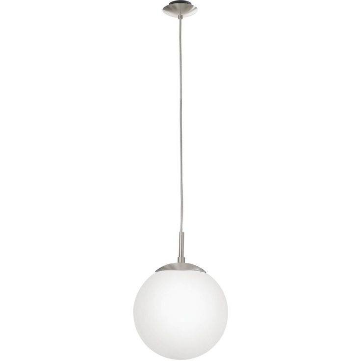 Riippuvalaisin Eglo Rondo Ø20cm E27 valkoinen/harjattu teräs