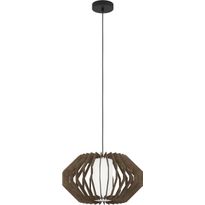 Riippuvalaisin Eglo Rusticaria, 40W, Ø45cm, ruskea/valkoinen
