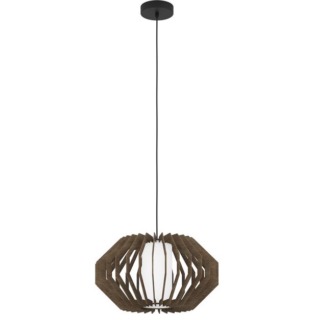 Riippuvalaisin Eglo Rusticaria 40W Ø45cm ruskea valkoinen