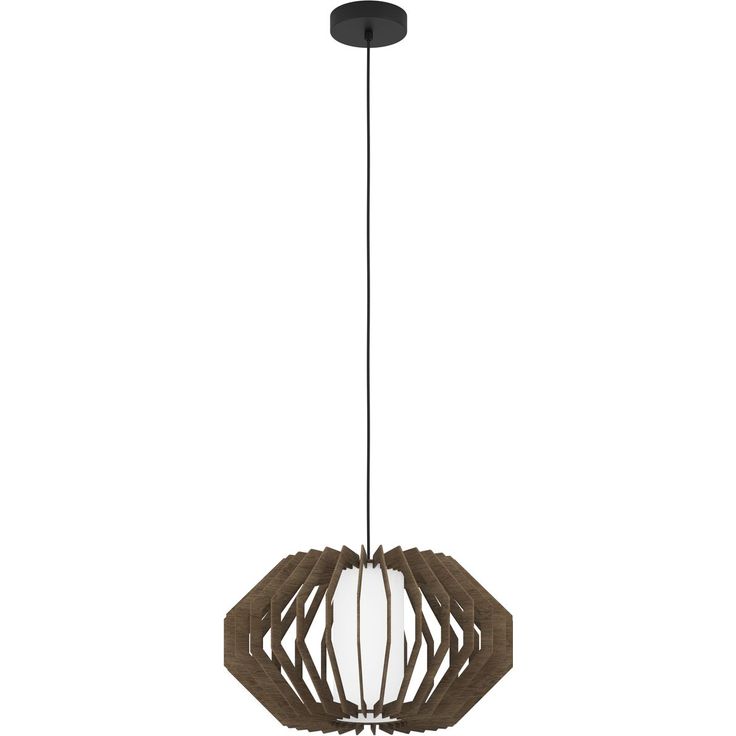 Riippuvalaisin Eglo Rusticaria 40W Ø45cm ruskea valkoinen