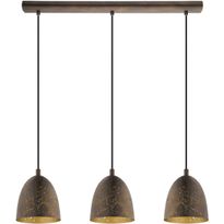 Riippuvalaisin Eglo Safi, 3-osainen, ruskea