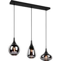 Riippuvalaisin Trio Lumina, 3-osainen, E14, mattamusta