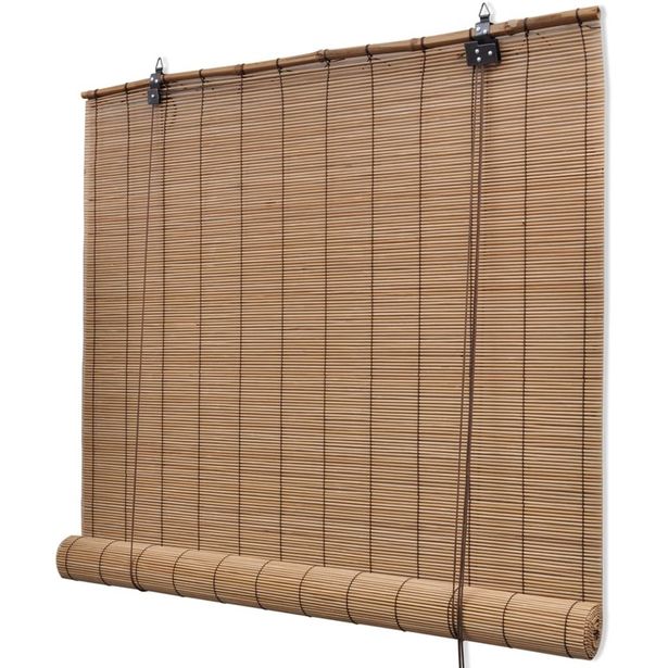 Rullaverho bambu 100x220 cm ruskea_1