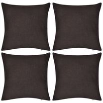 Ruskea tyynynpäällinen puuvilla 4kpl 40 x 40 cm