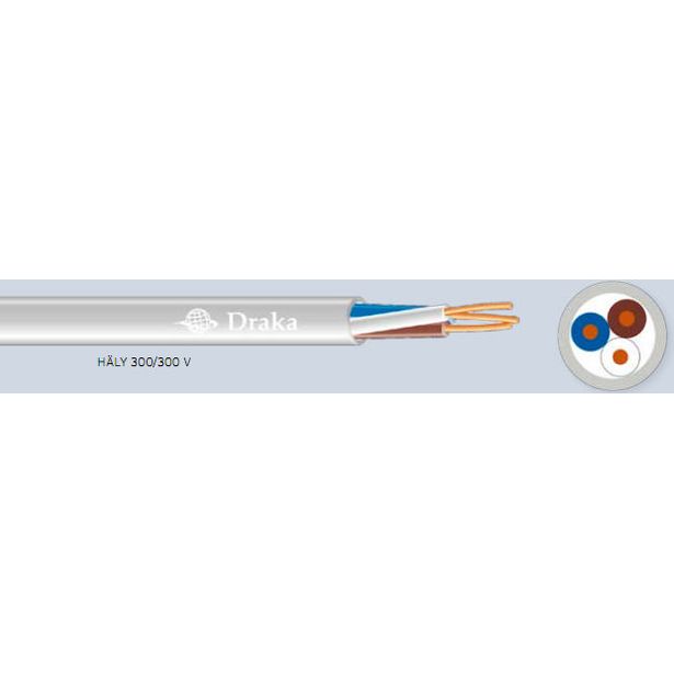 Asennuskaapeli Draka HÄLY 3x0,5 300V R100