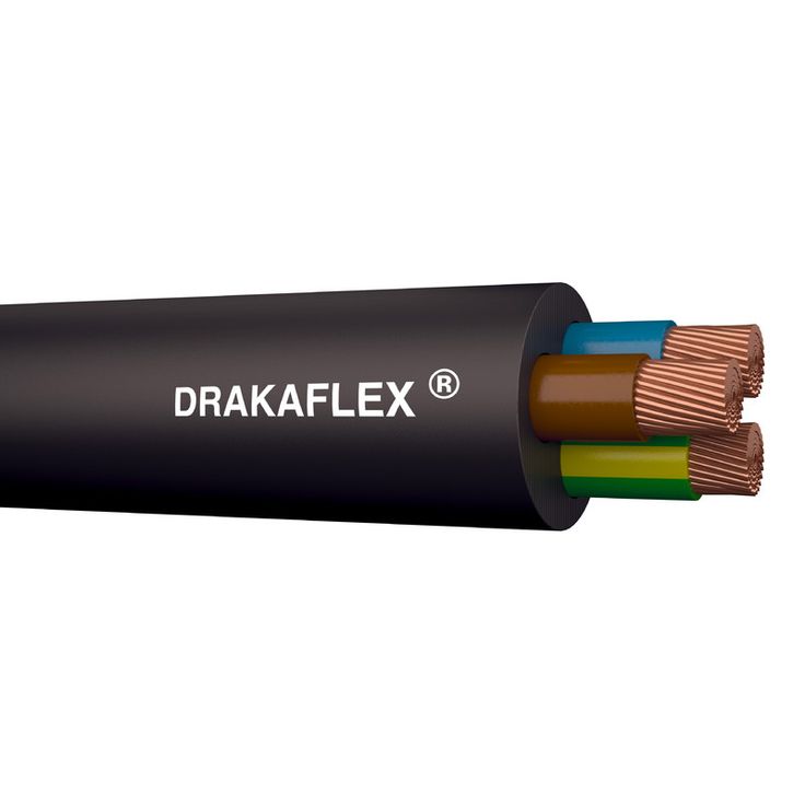 Kumikaapeli Draka DRAKAFLEX H07RN-F 3G1,5 R100