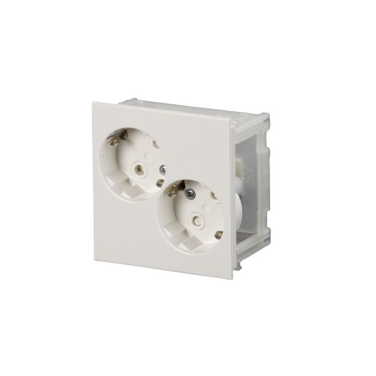 Kanavapistorasia ABB ProDuct - 2S/16A/IP20 UPJ valkoinen