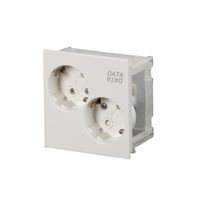 Kanavapistorasia ABB ProDuct - 2S/16A/IP20 UPJ valkoinen &quot;Data&amp;quot